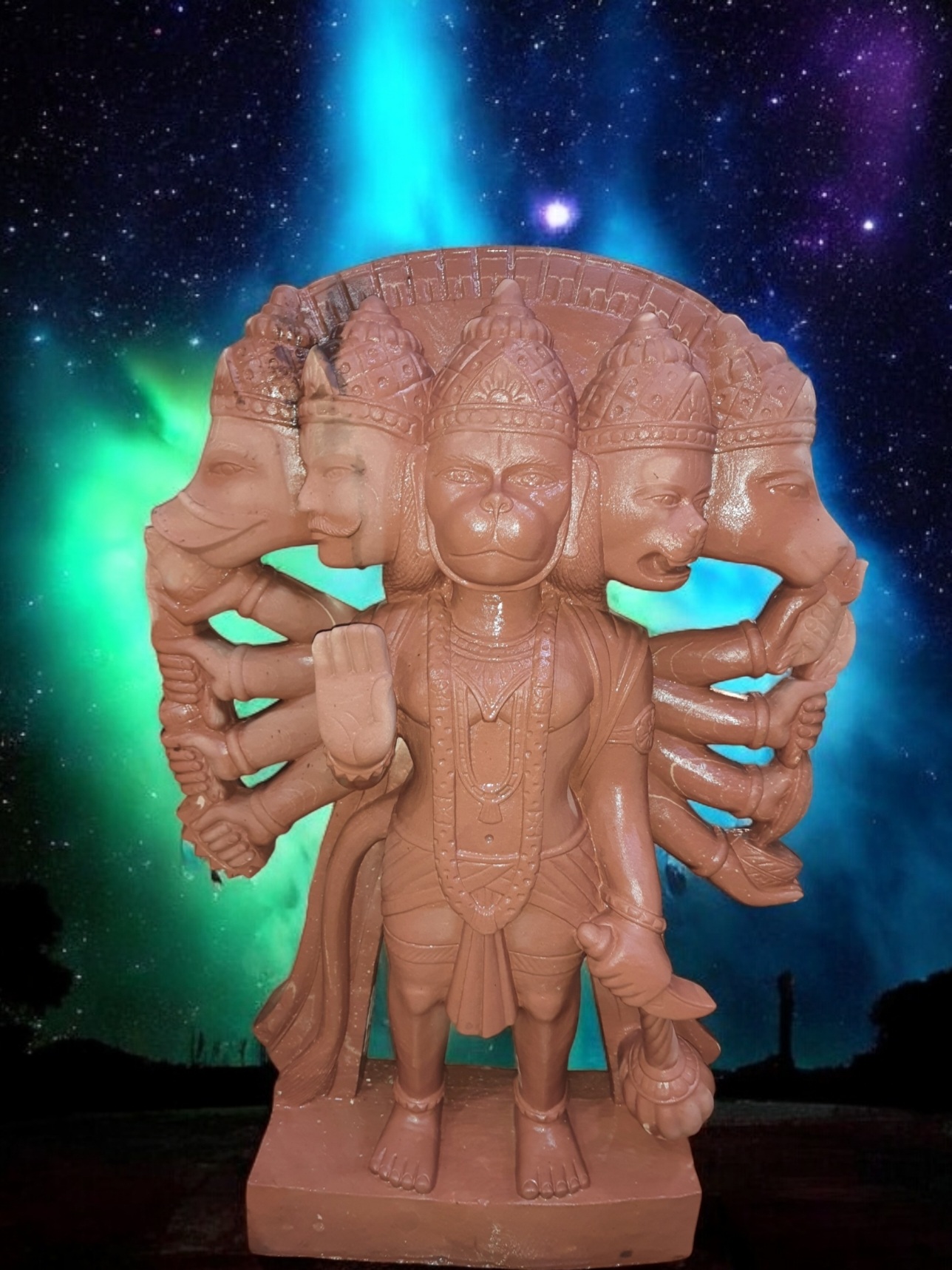 Red stone (hanumanji)