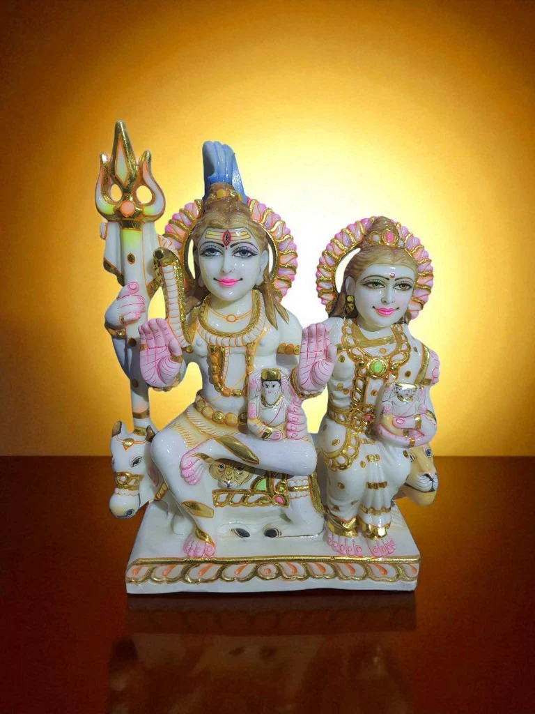 shiva parvati statue
