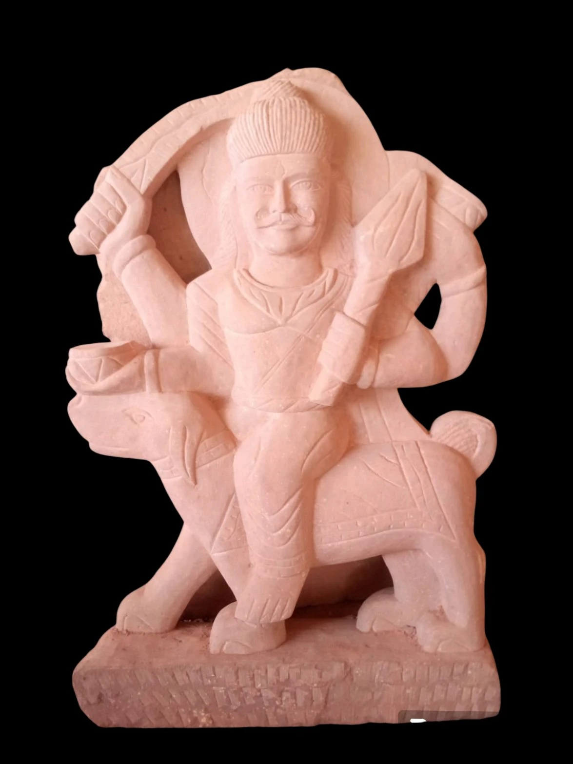 red stone statues mix