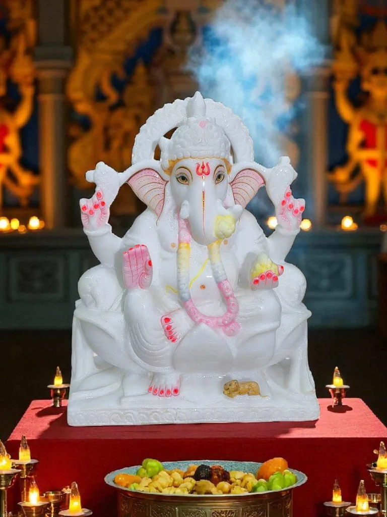 veitnam marble ganesh statue